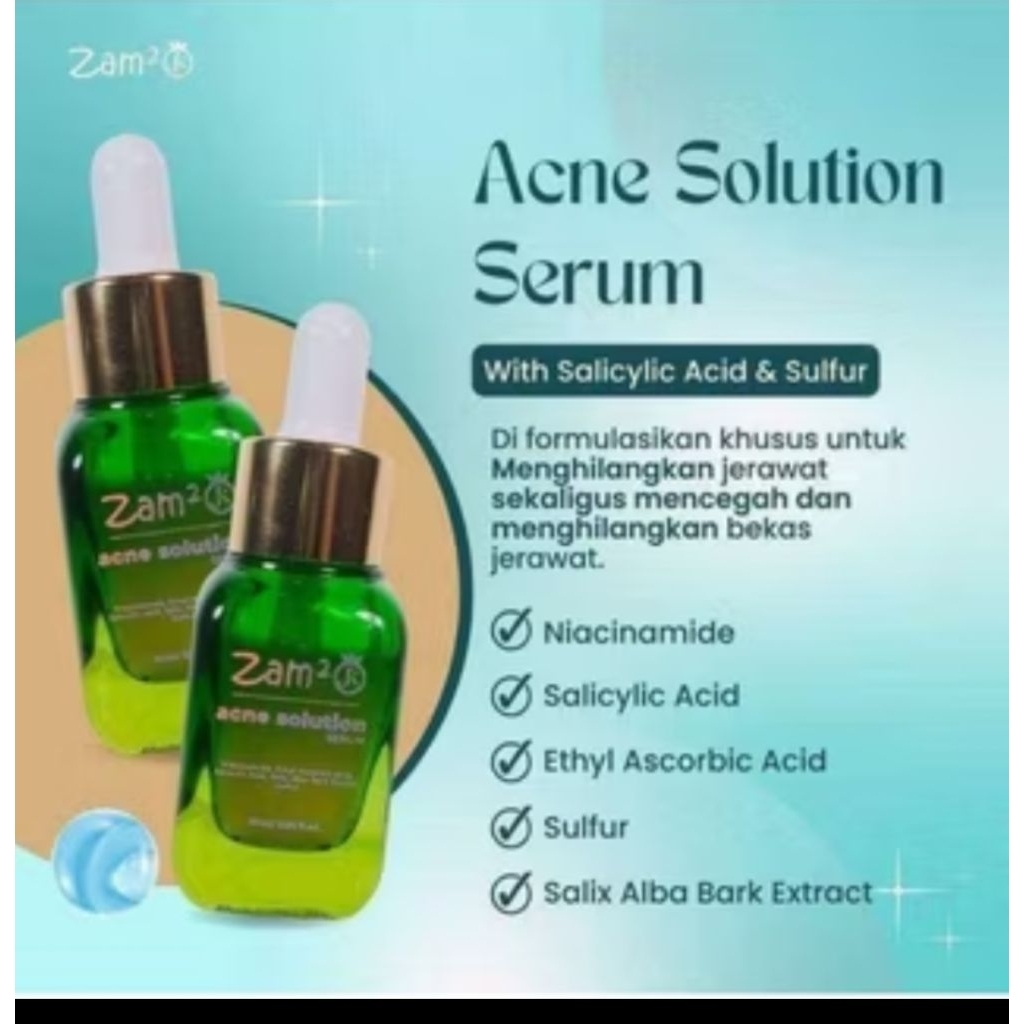 serum acne skincare zamzam original