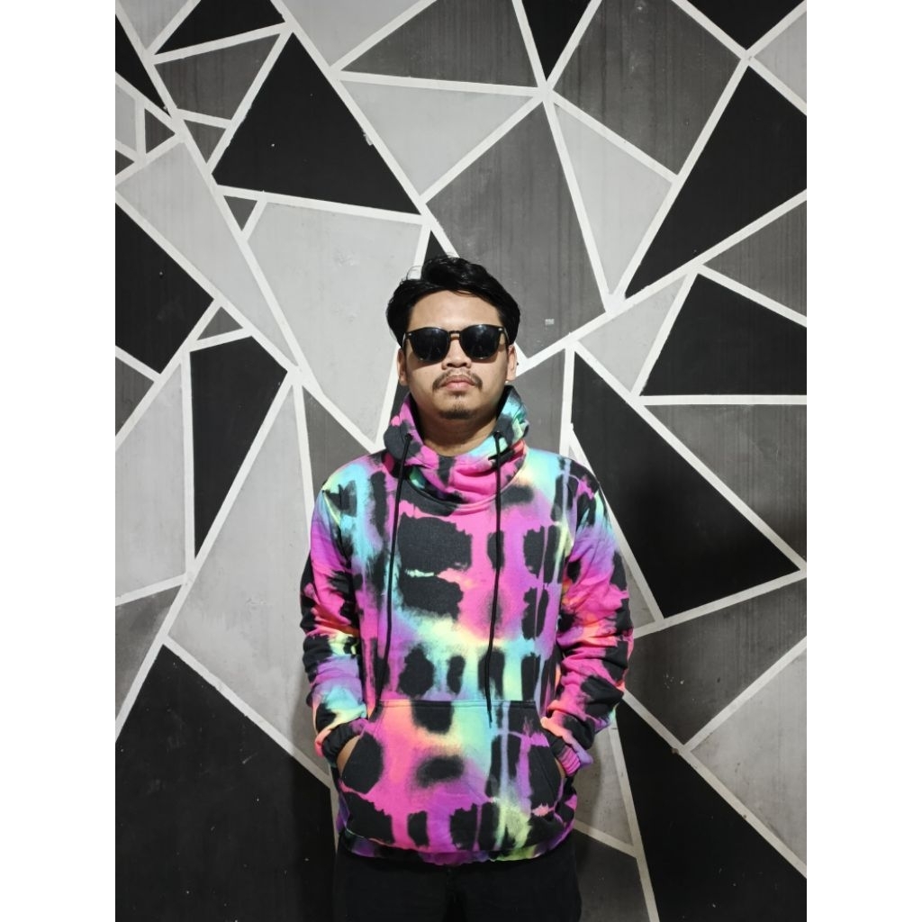 Hoodie polos bahan fleece tebal