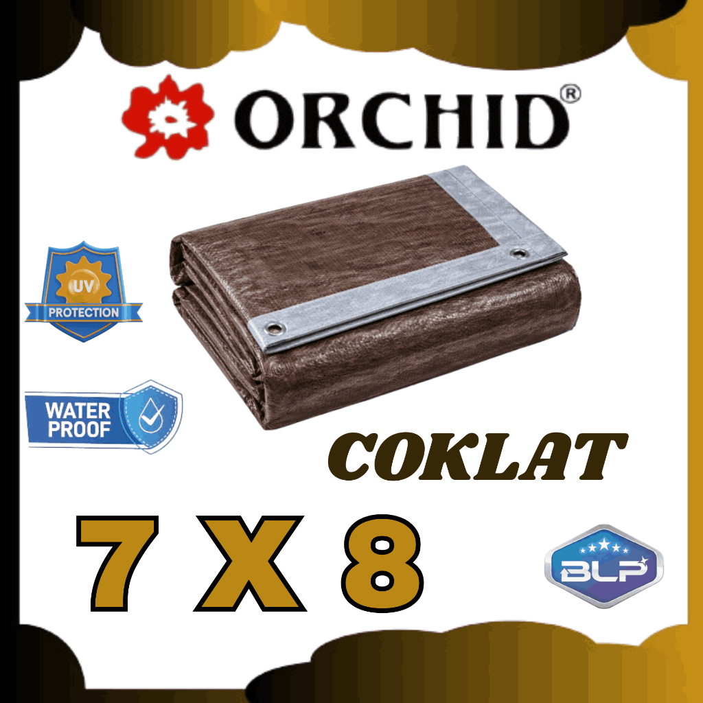Terpal Orchid A5 Ukuran 7x8