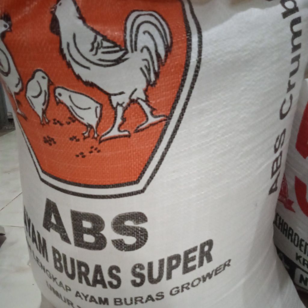Pakan Ayam Buras Ayam Grower 1kg ABS crumble 1 kg Umur > 4-20 minggu