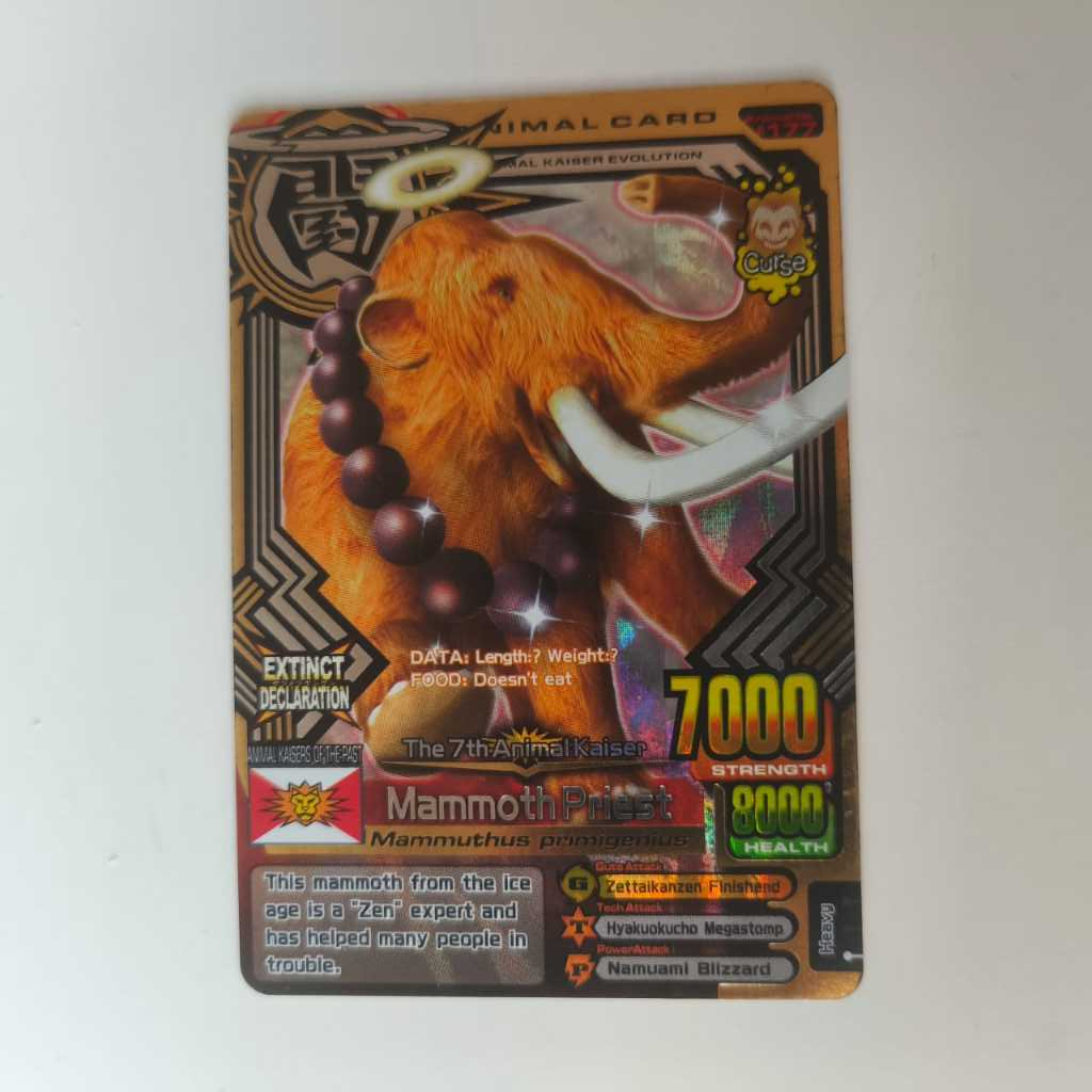 Kartu Animal Kaiser Mammoth Priest Kaiser Rare Evo 7 ORIGINAL