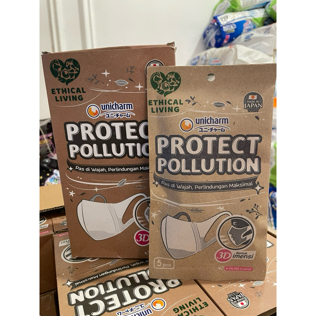Masker UNicharm protect pollution