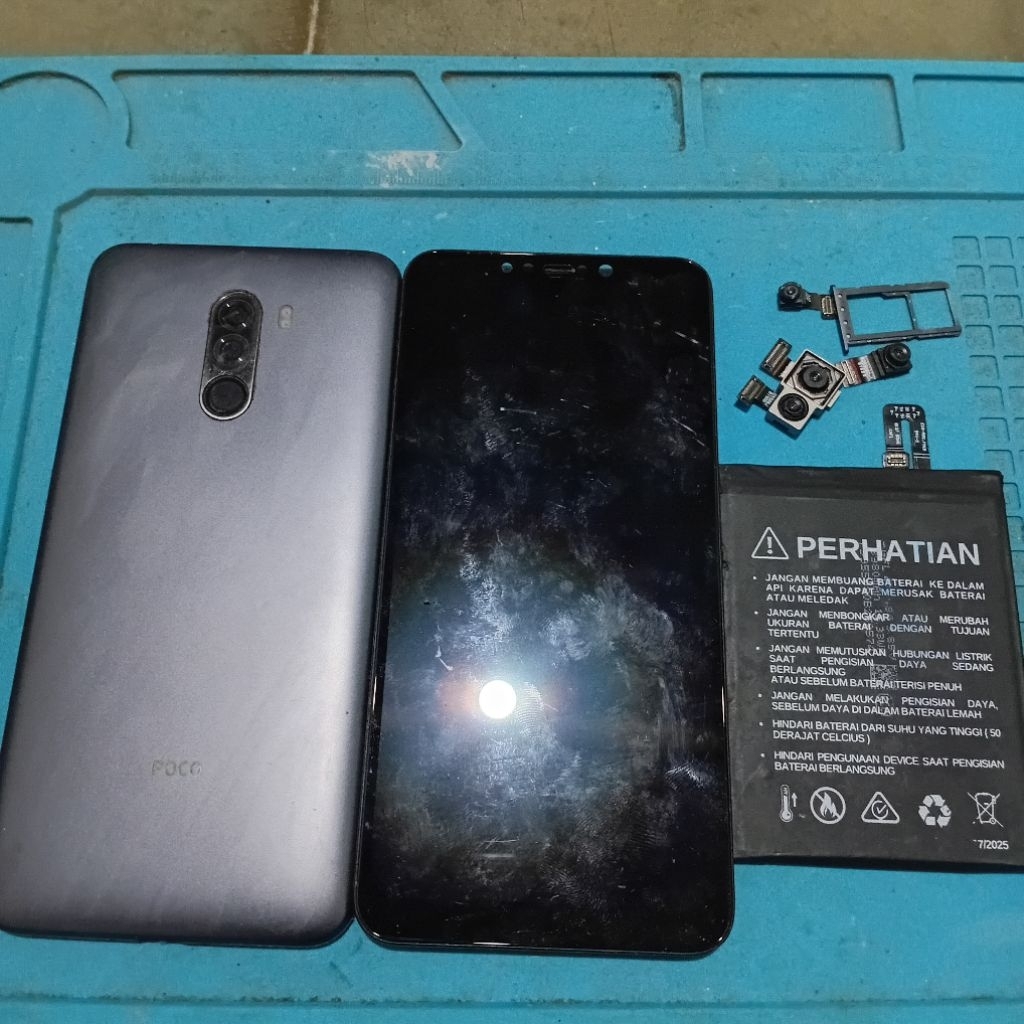 FULL SPERPART XIAOMI POCO F1 TANPA MESIN