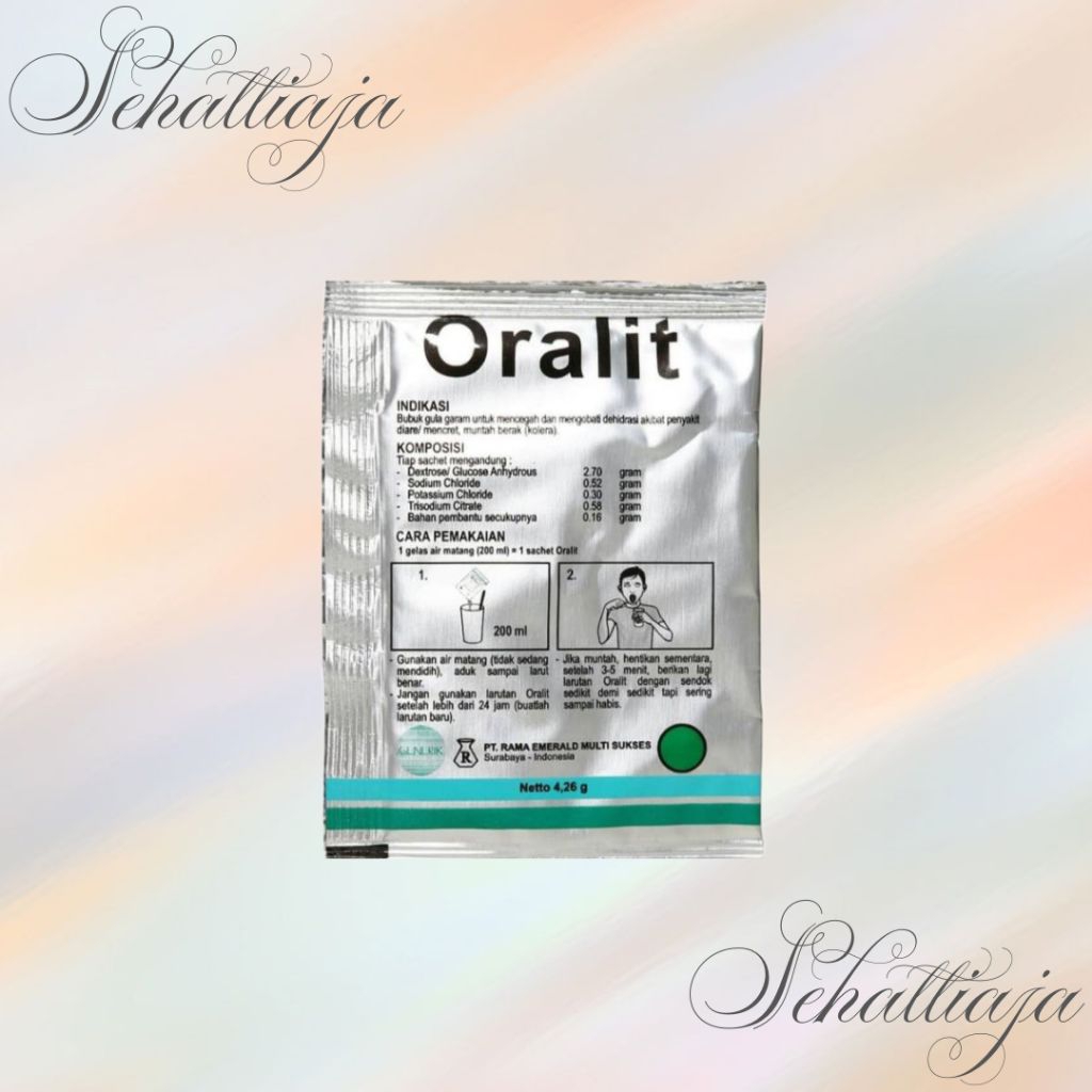 Oralit 1 Sachet - Serbuk Elektrolit untuk Atasi Dehidrasi Anak