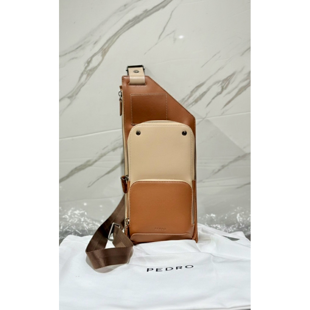 Tas Selempang Kulit Pedro Original/tas selempang laki laki