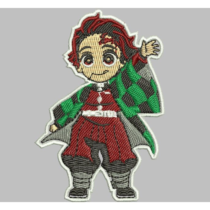 PATCH BORDIR ANIME LOGO EMBLEM EMBROIDERY RBC