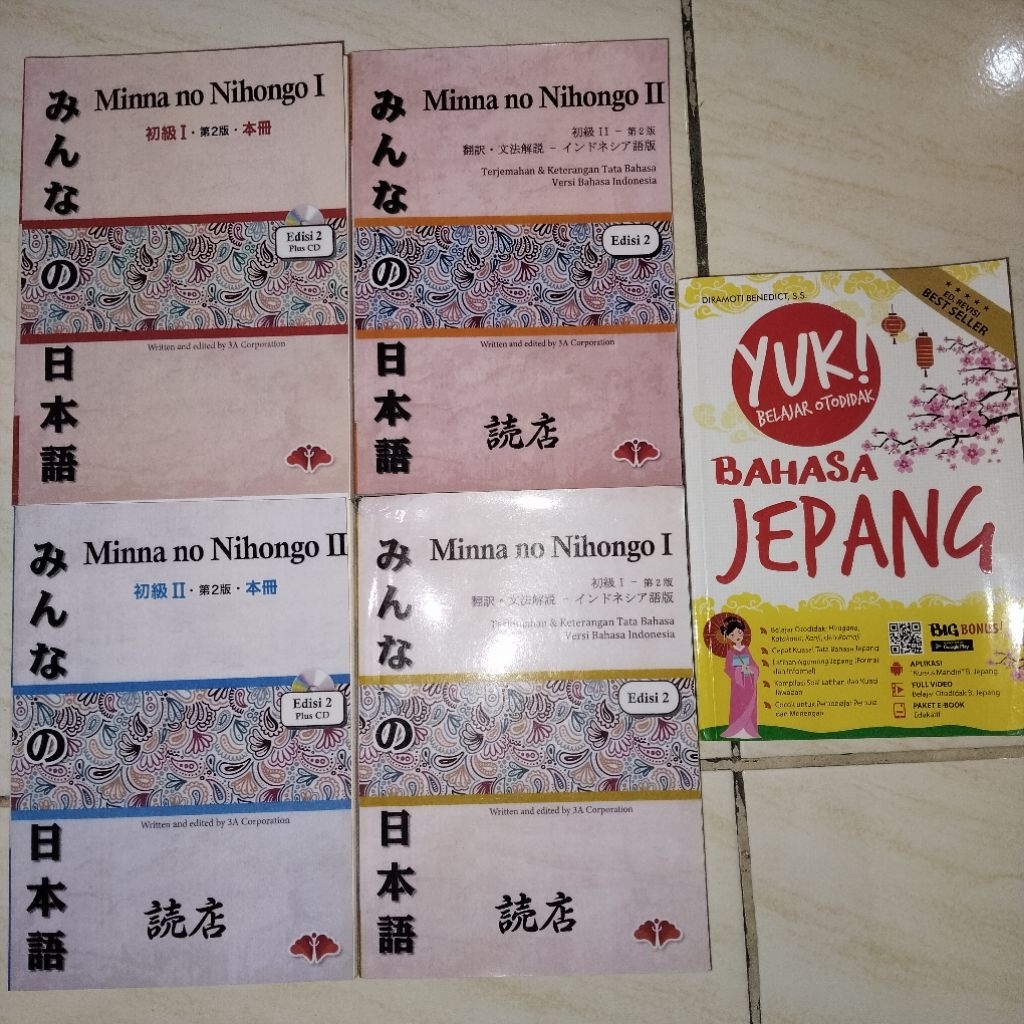 Buku Minna No Nihongo 1 & 2, Otodidak bahasa jepang