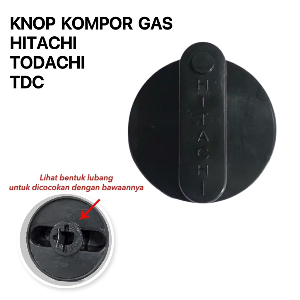 Knop Kompor Gas Hitachi Original ABS TDC Hitachi Todachi