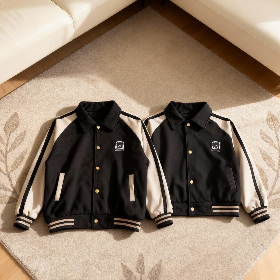 Base Ball (isi 2) Jaket Couple Pasangan Aesthetic Fashion Couple Korea Trendy Hoodie Couple