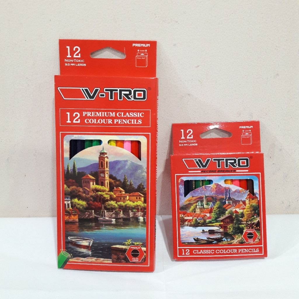 PENSIL WARNA V-TRO PENSIL GAMBAR PENDEK PENSIL MEWARNAI GAMBAR PENSIL GAMBAR PANJANG PENSIL GAMBAR M