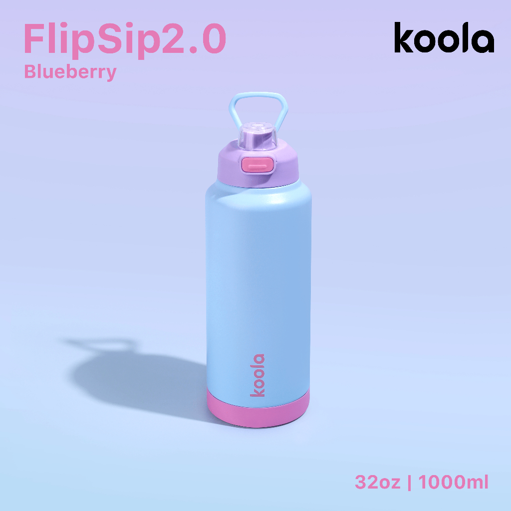 KOOLA FlipSip 2.0 Tumbler 32oz - Blueberry