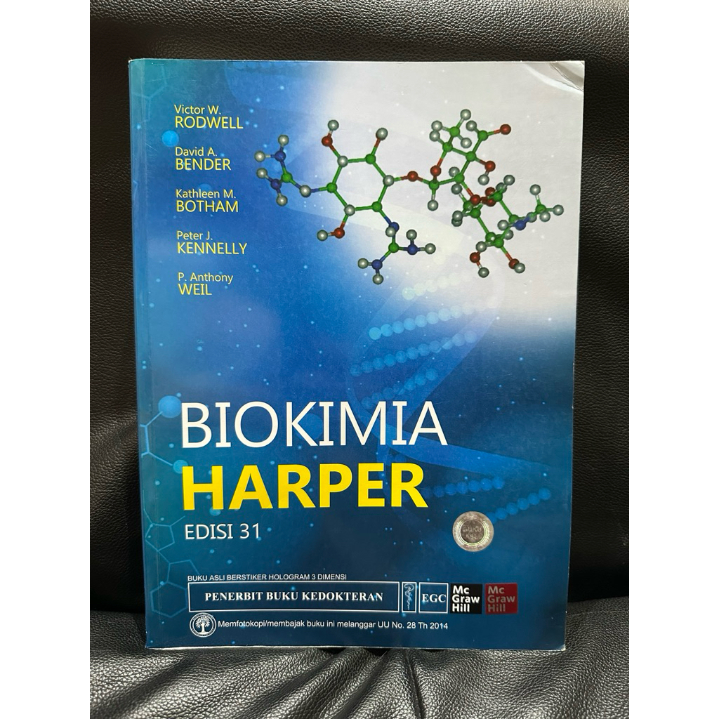 Biokimia Harper Edisi 31 [PRELOVED]