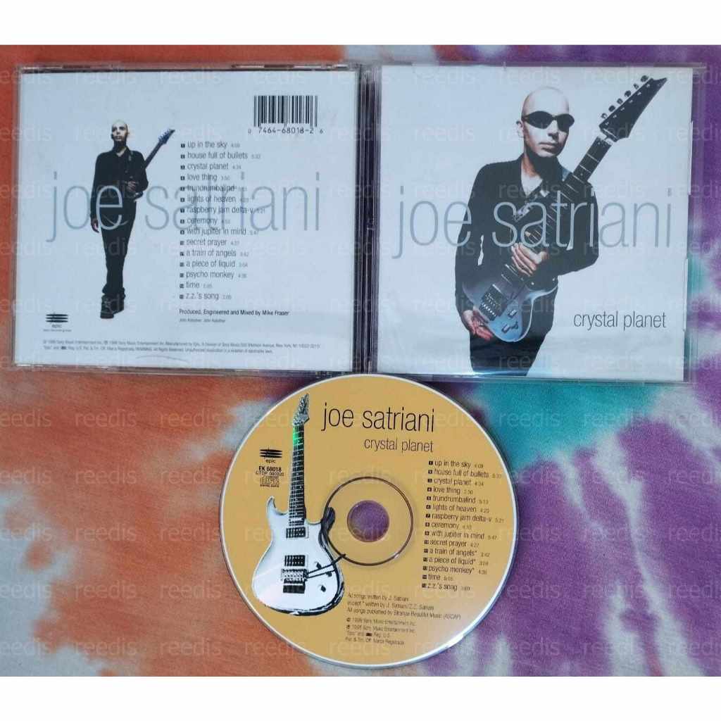 Joe Satriani - Crystal Planet, 1st press US - CD