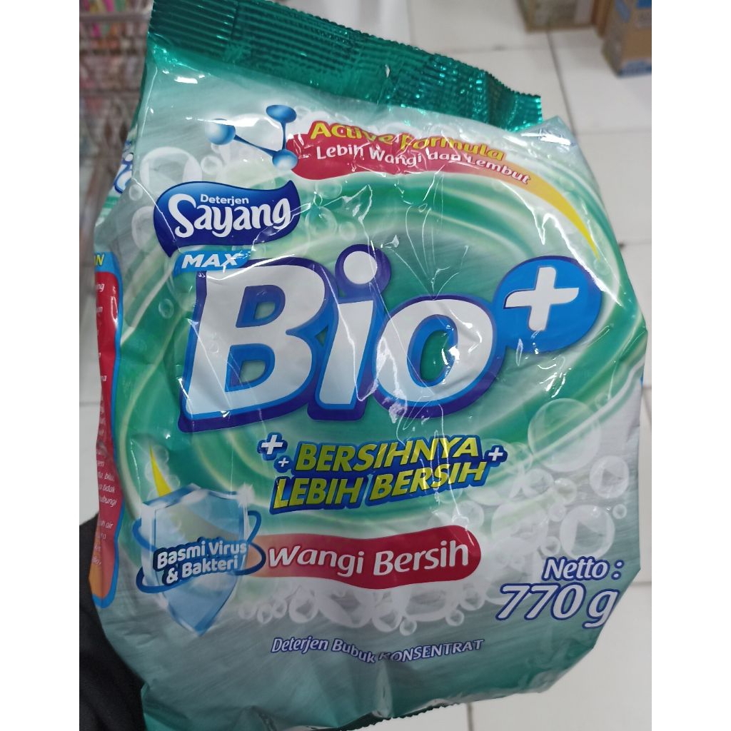 MAX BIO + DETERGEN BUBUK 770GR