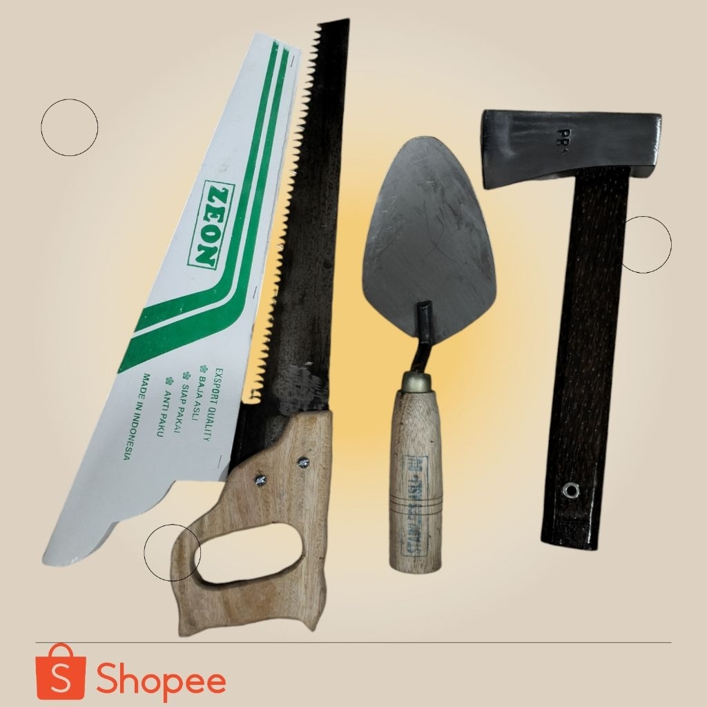 Alat Tukang Lengkap 1 Set COD [ BAYAR DI TEMPAT ]