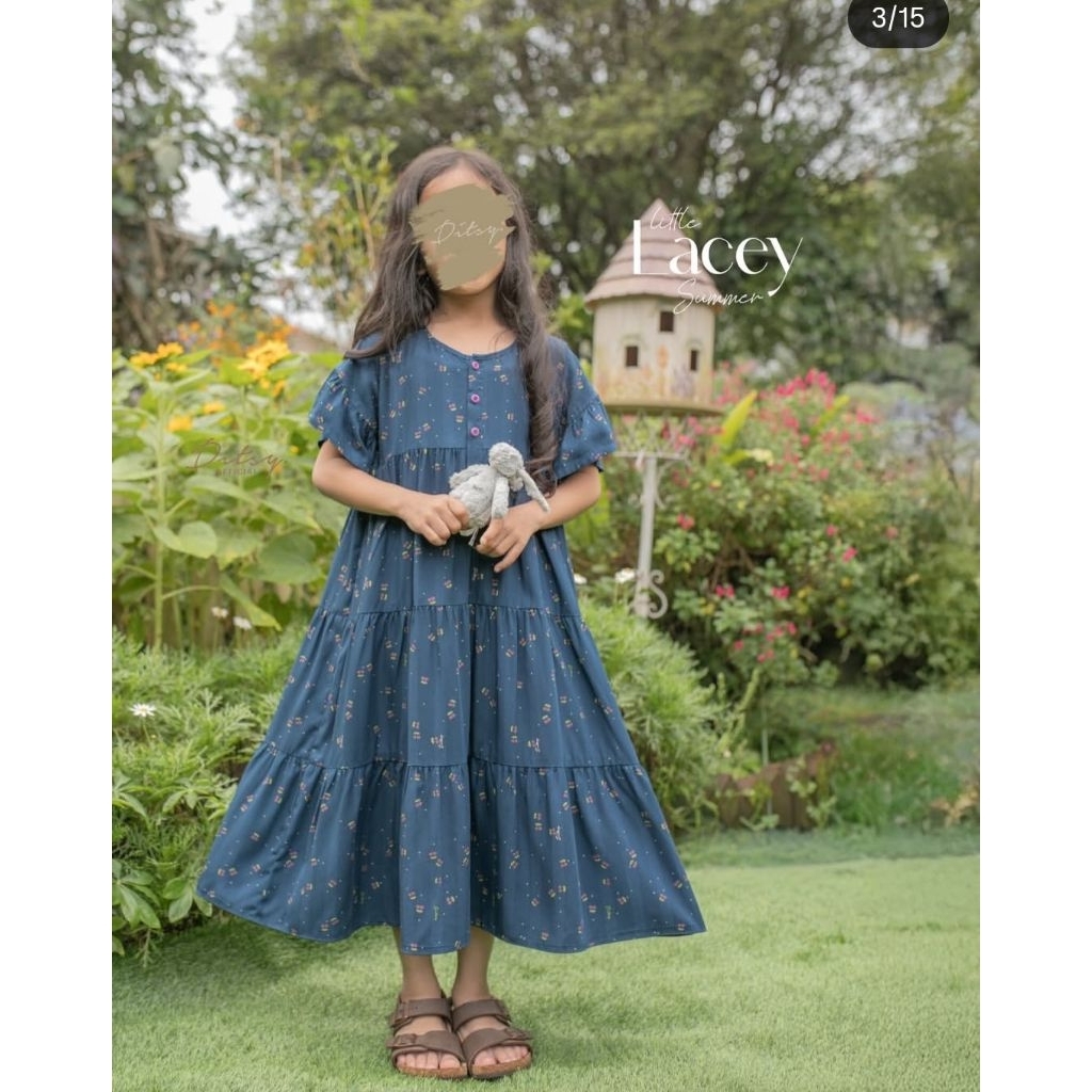 Ditsy Summer Little Size 3 NWT (baju anak)