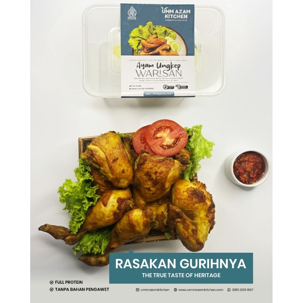 Ayam Ungkep Warisan 1 Ekor isi 8 Potong