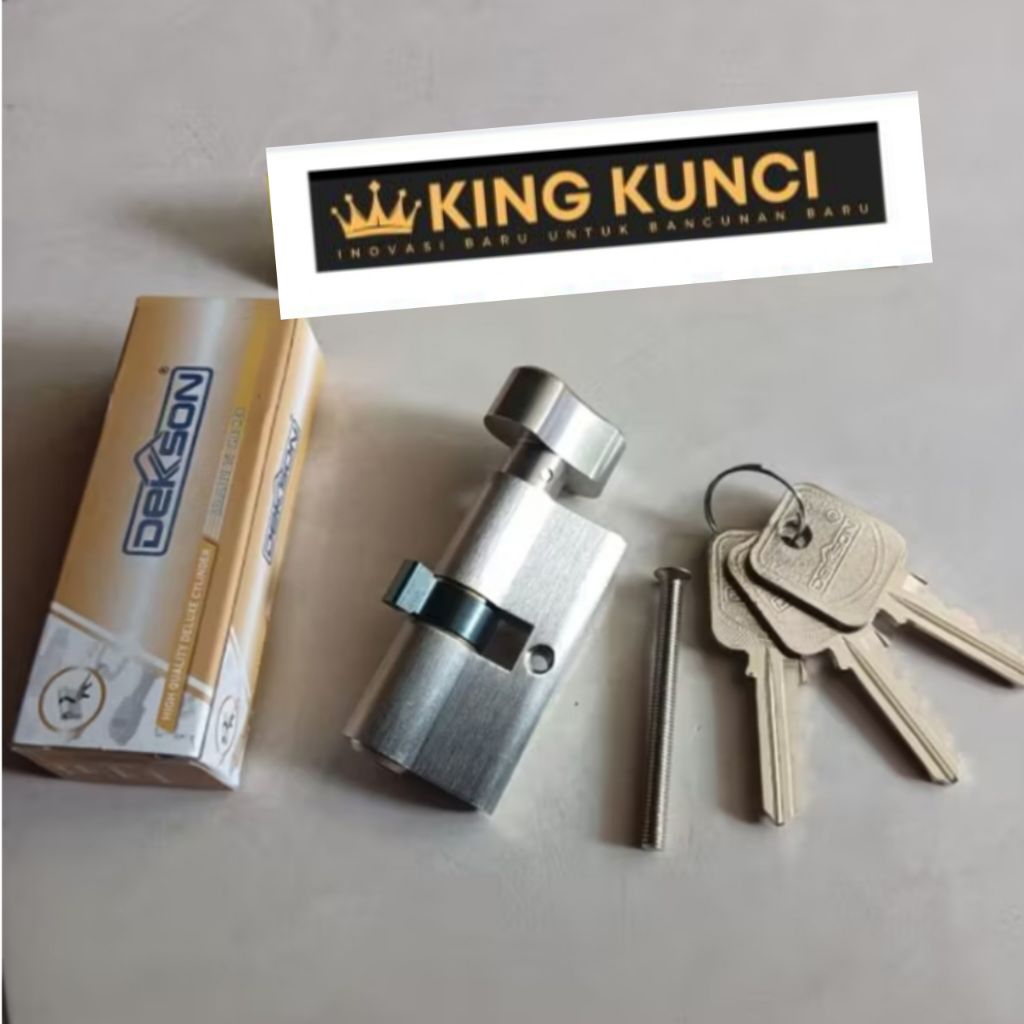 Silinder Dekson Puter Kunci/Silinder Dekson Knob Kunci TC DL 60 MM SN