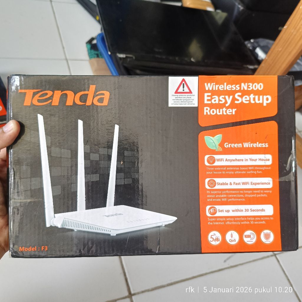 Router Tenda Model F3 N300