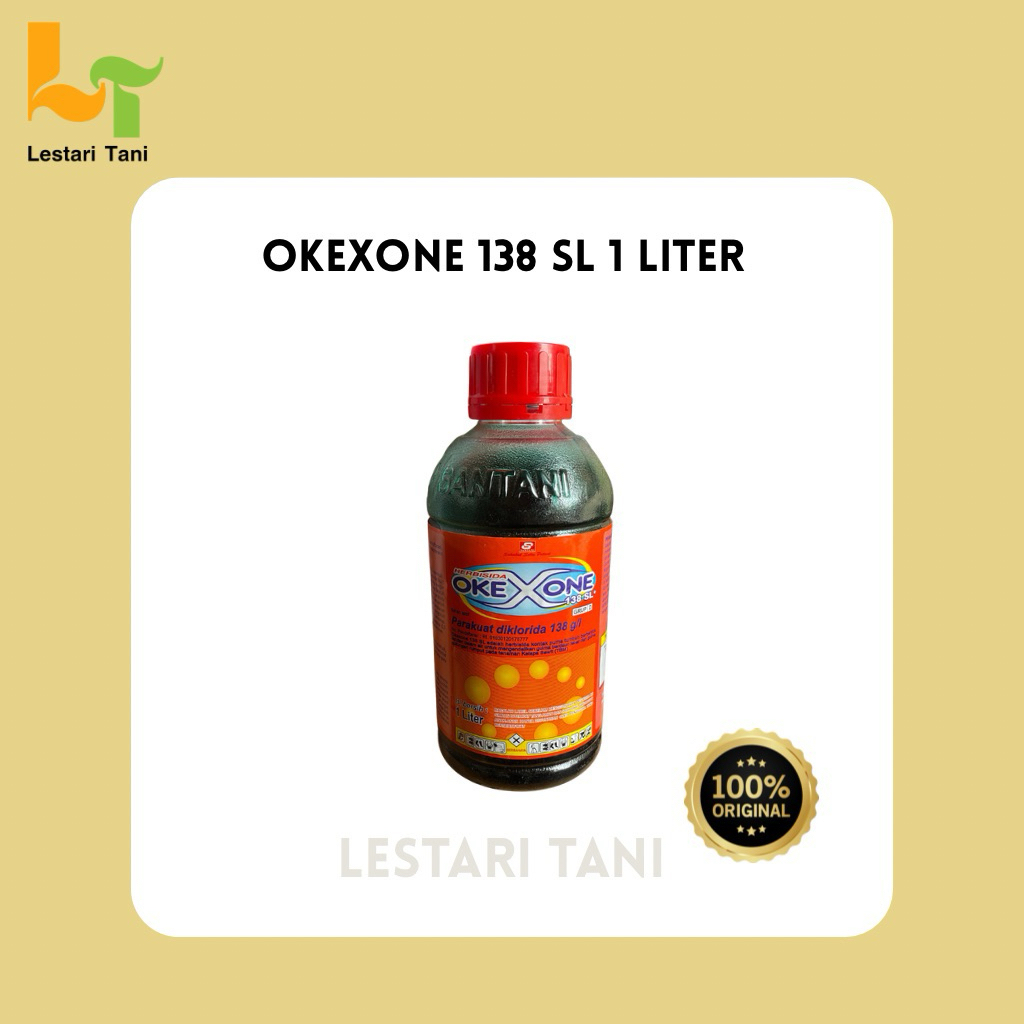 Okexone 138 SL 1 Liter Herbisida Kontak pembasmi rumput cepat mati