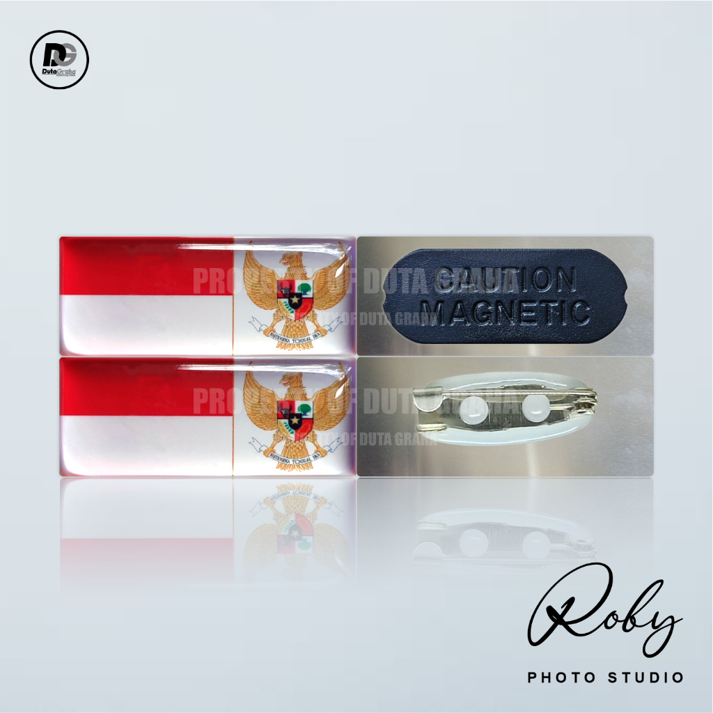 [PIN RESIN] MPG PUTIH 4CM Pin Bros Aksesoris Souvenir LK PASKIBRA PASKIBRAKA MERAH PUTIH GARUDA BEND