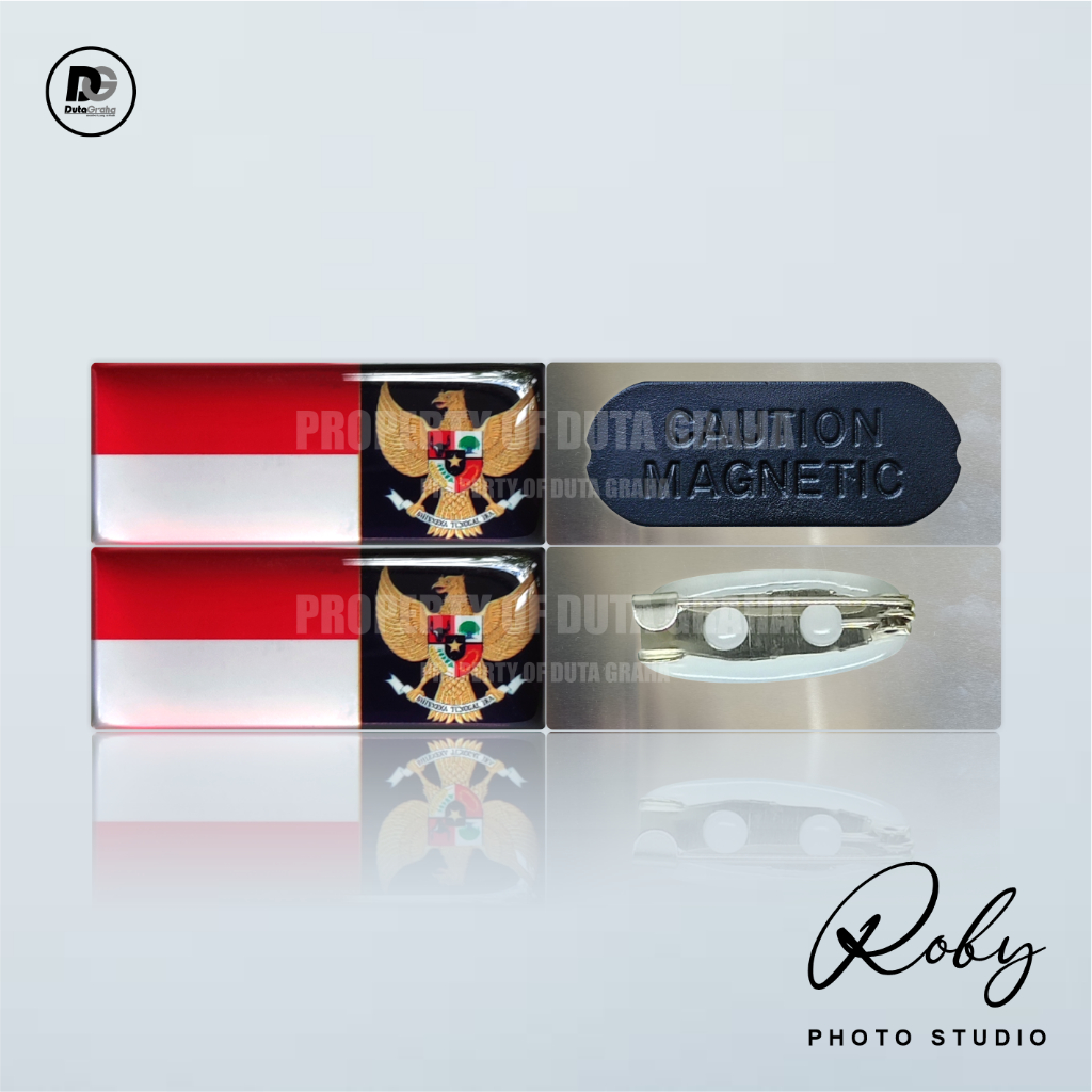 [PIN RESIN] MPG HITAM 4CM Pin Bros Aksesoris Souvenir LK PASKIBRA PASKIBRAKA MERAH PUTIH GARUDA BEND