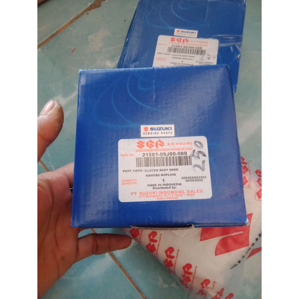 kampas ganda assy suzuki spin original indomobil