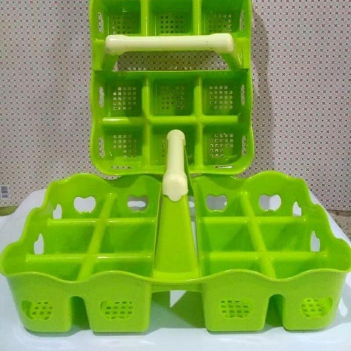 RAK AQUA GELAS 16 LUBANG Tempat Aqua Gelas Plastik Tempat Gelas Minuman