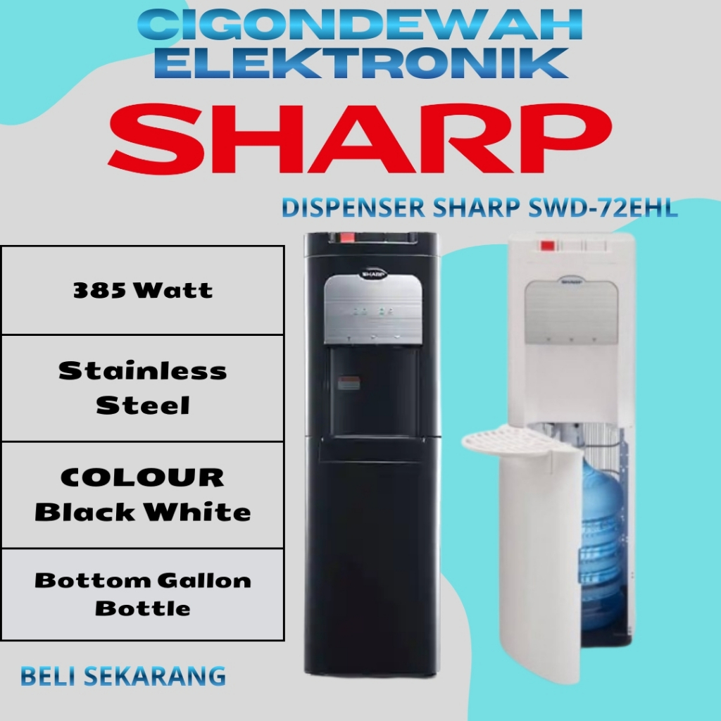 Dispenser Sharp Galon Bawah SWD-72EHL