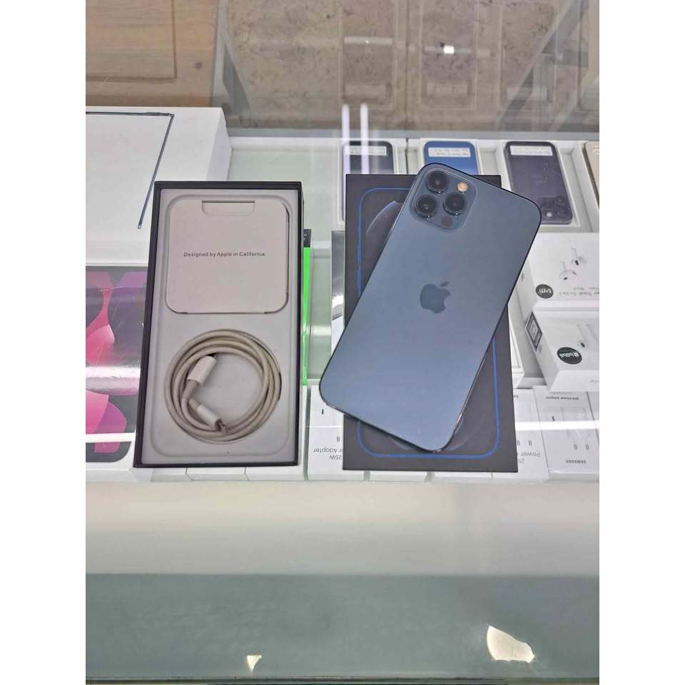 Second IPhone 12 Pro 256GB Pacific Blue Ex Inter All Operator Mulus Fullset OEM