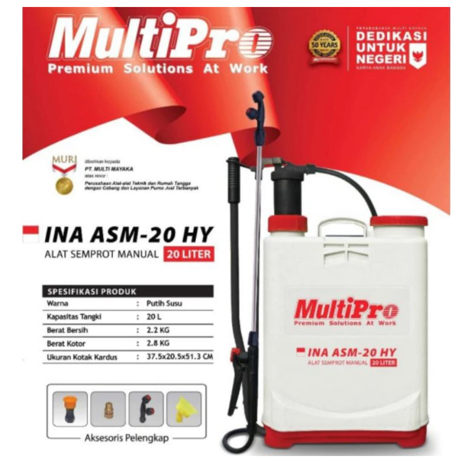 Semprot Hama Manual Multipro 20 Liter - ASM-20HY Sprayer Hama Tanaman |MULTIPRO  semprot padi manual