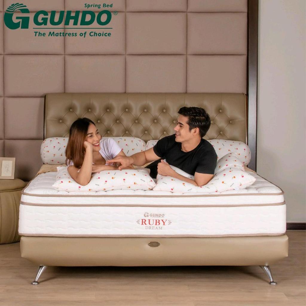 KASUR GUHDO SPRINGBED TYPE RUBY DREAM (FULL SET / KASUR SAJA) - Uk 90x200 cm,100x200 cm,120x200 cm,1
