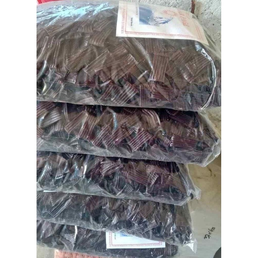 kerupuk jengkol/sisir/asbes mentah 5 kg