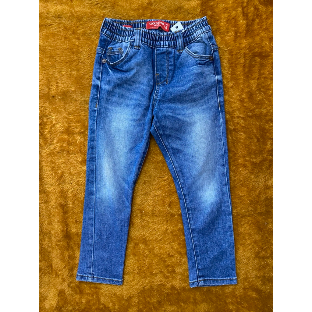 PL celana jeans panjang anak cowok cooljeans ukuran 7-8 thn LP 60 cm