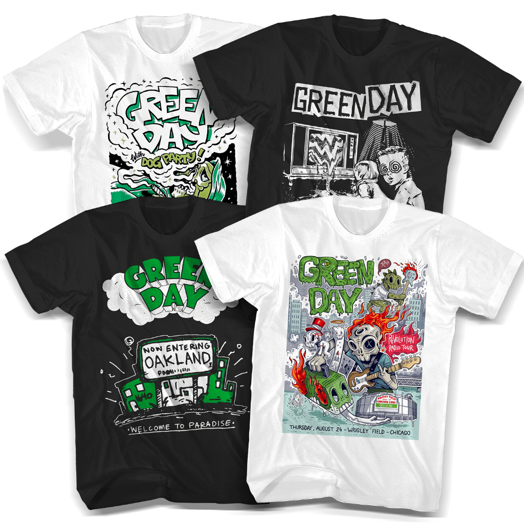 Kaos GREENDAY Non Entering Oakland Bisa COD