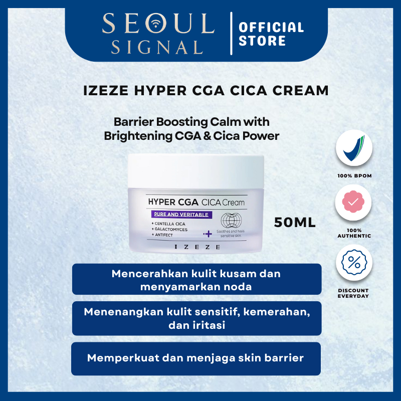 IZEZE Hyper CGA Cica Cream 50ml | IZEZE Soul HNA Hydro Cream 50ml