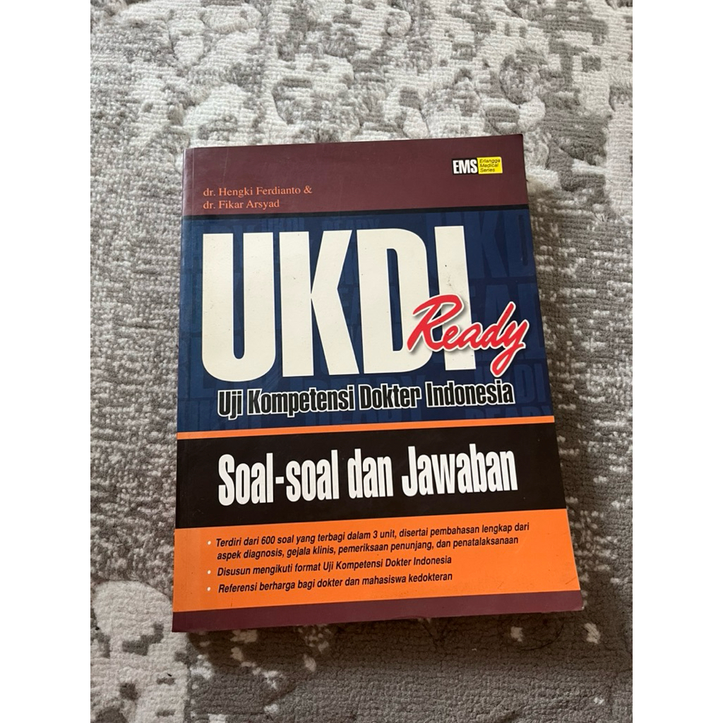 UKDI Ready (Uji Kompetensi Dokter Indonesia) Buku Kedokteran - Buku Bekas - PRELOVED BOOK - Buku Lay