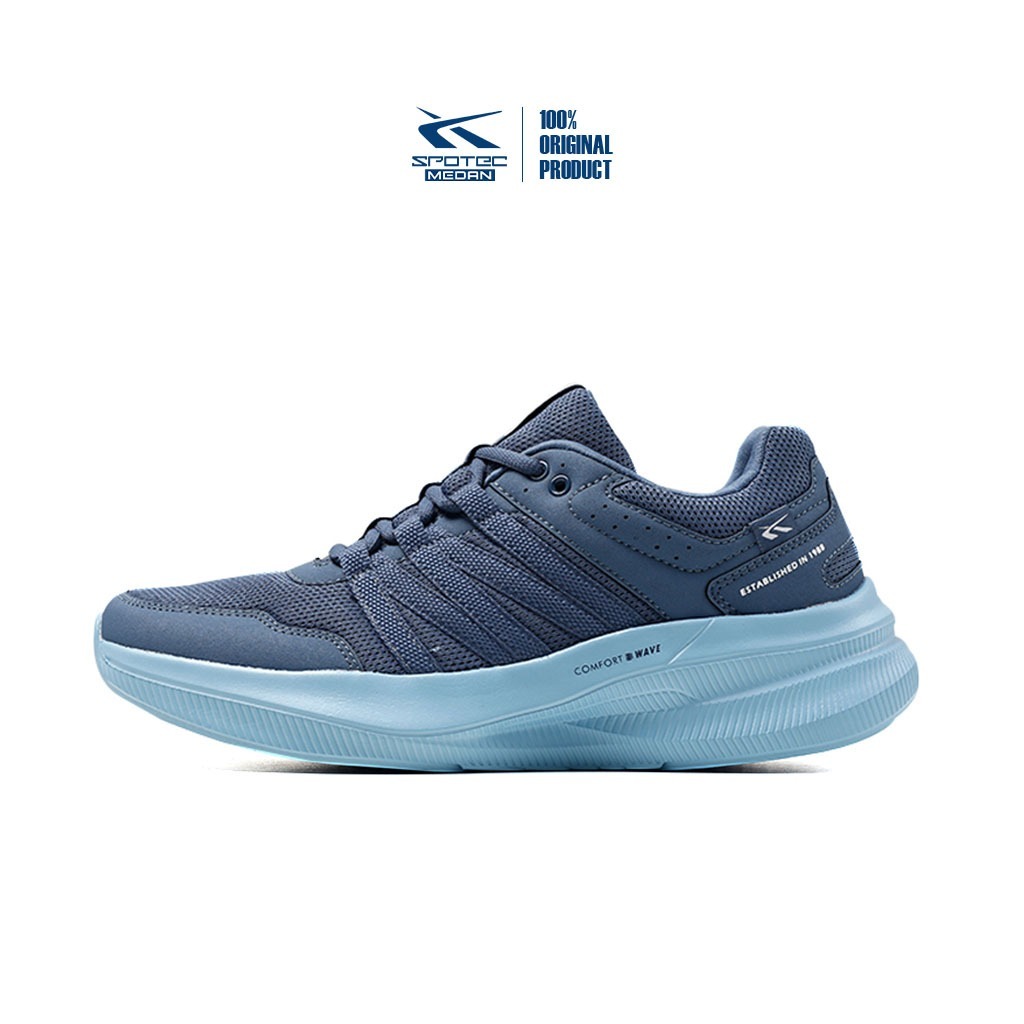 Spotec Running Uptown Sepatu Lari Pria Wanita Biru Muda - Biru Muda