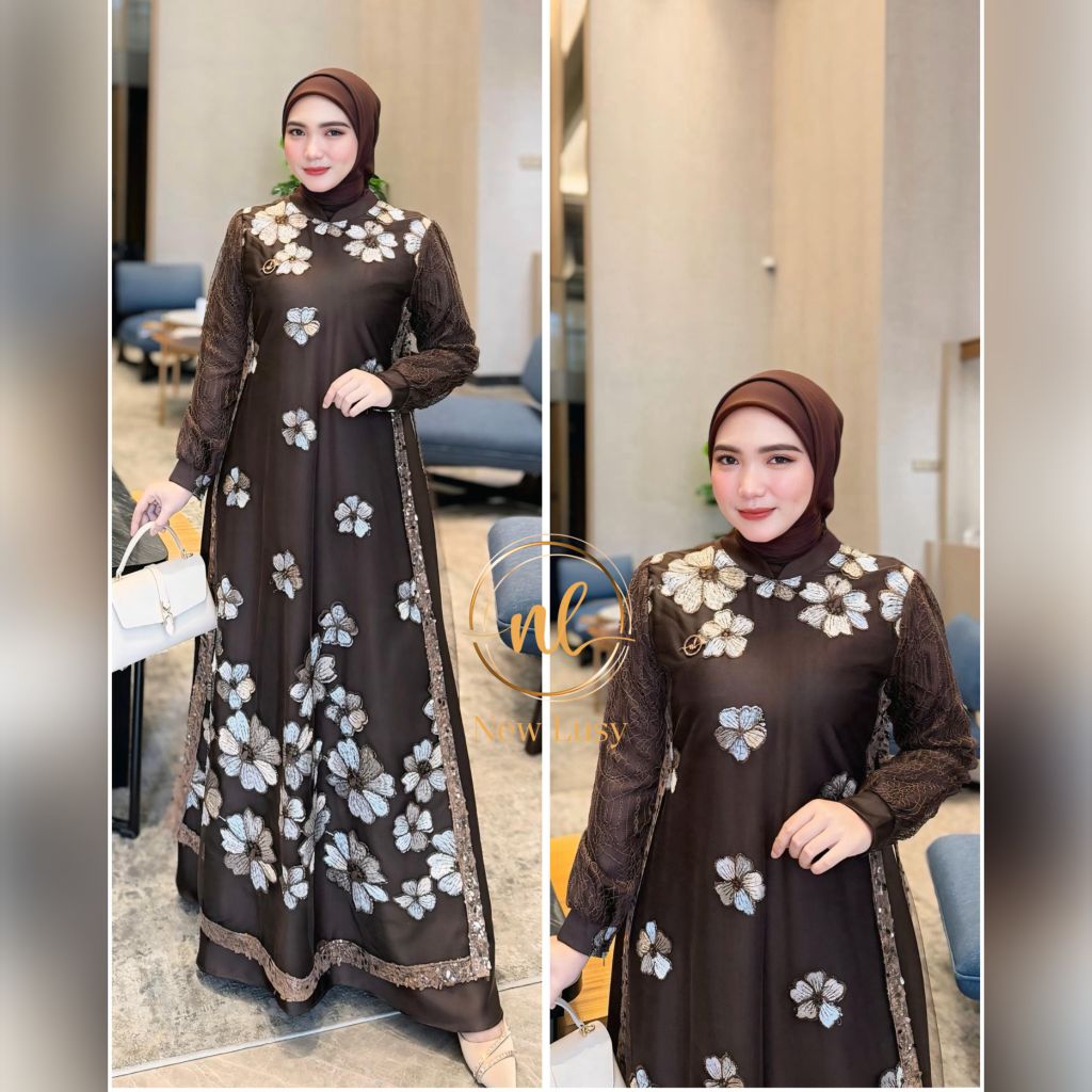ZARESKHA DRESS ORI NEW LUSY ADA JUMBO BIGSIZE