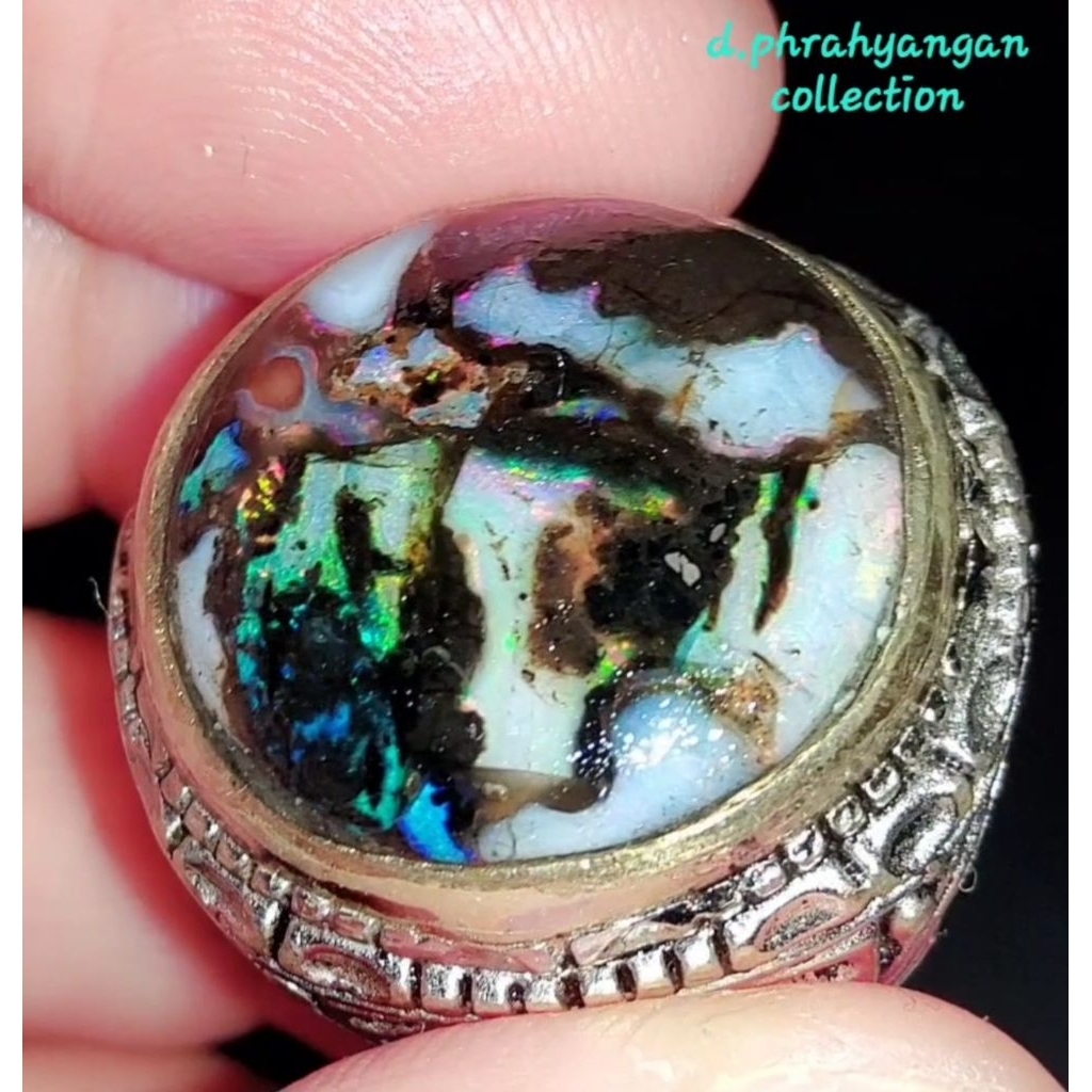 cincin black opal kalimaya toktok asli Banten