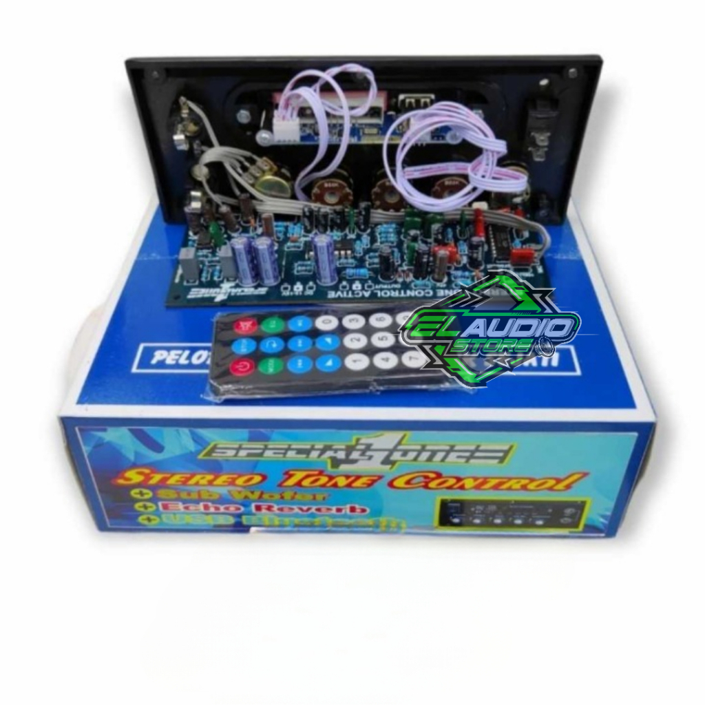 Aktif Tone Control + USB MP3 Bluetooth ECHO 2mic Karaoke Original