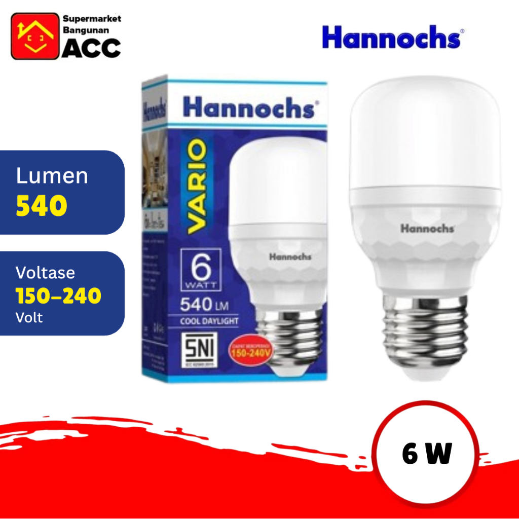 Lampu LED - Lampu LED Rumah - Lampu - Hannochs Vario Putih 6W