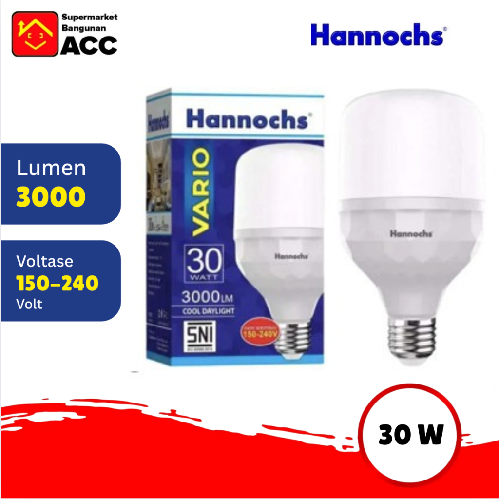 Lampu LED - Lampu LED Rumah - Lampu - Hannochs Vario Putih 30W