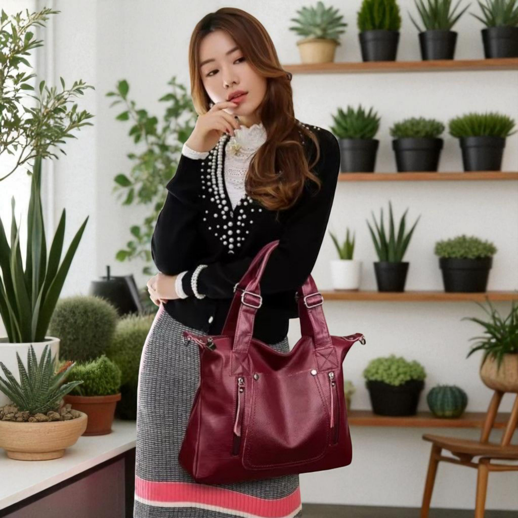 Tas Wanita Tas Selempang Model Elegant Tas Jinjing Tali Panjang