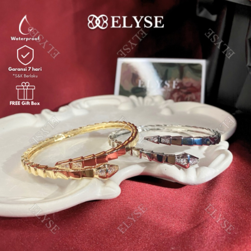 ELYSÉ | Serpent - Gelang Ular Premium Luxury Jewelry Perhiasan Wanita Bangle Snake