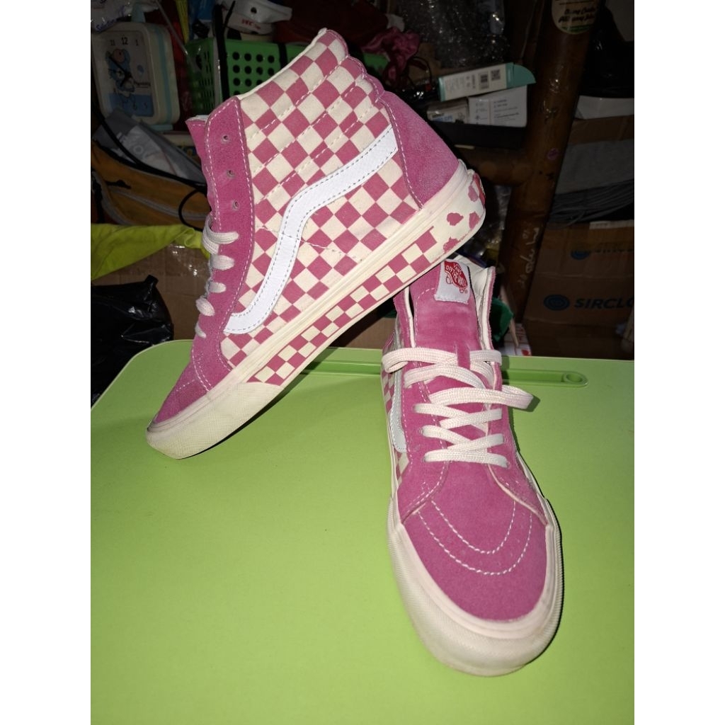 Sepatu Vans SK8 catur pink