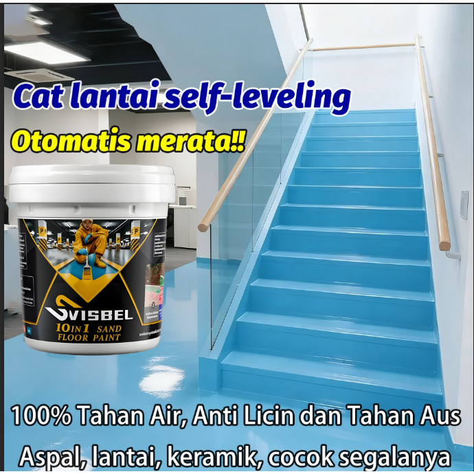 epoxy lantai pasir cat lantai epoxy Kering Cepat Tahan Air Anti-Gelincir Cocok untuk lantai semen