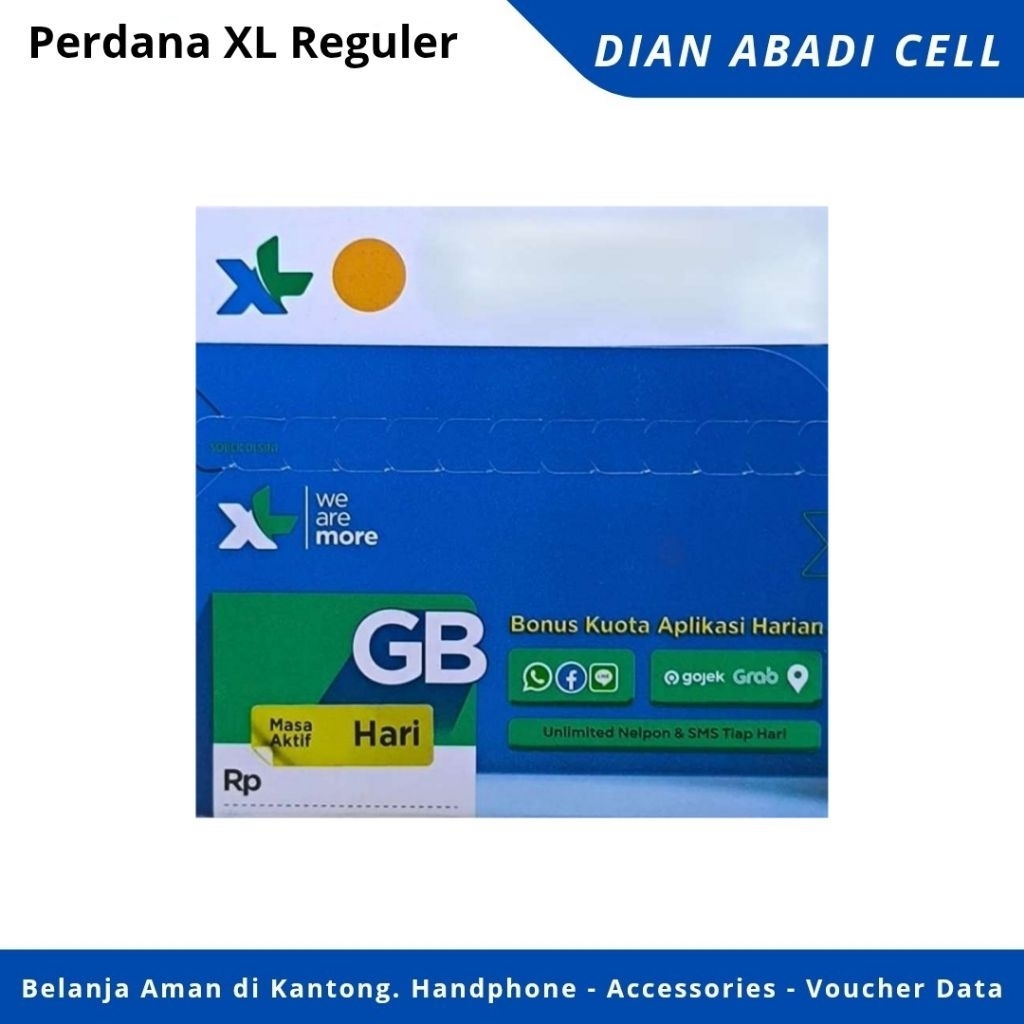 Perdana XL Reguler Tanpa Kuota