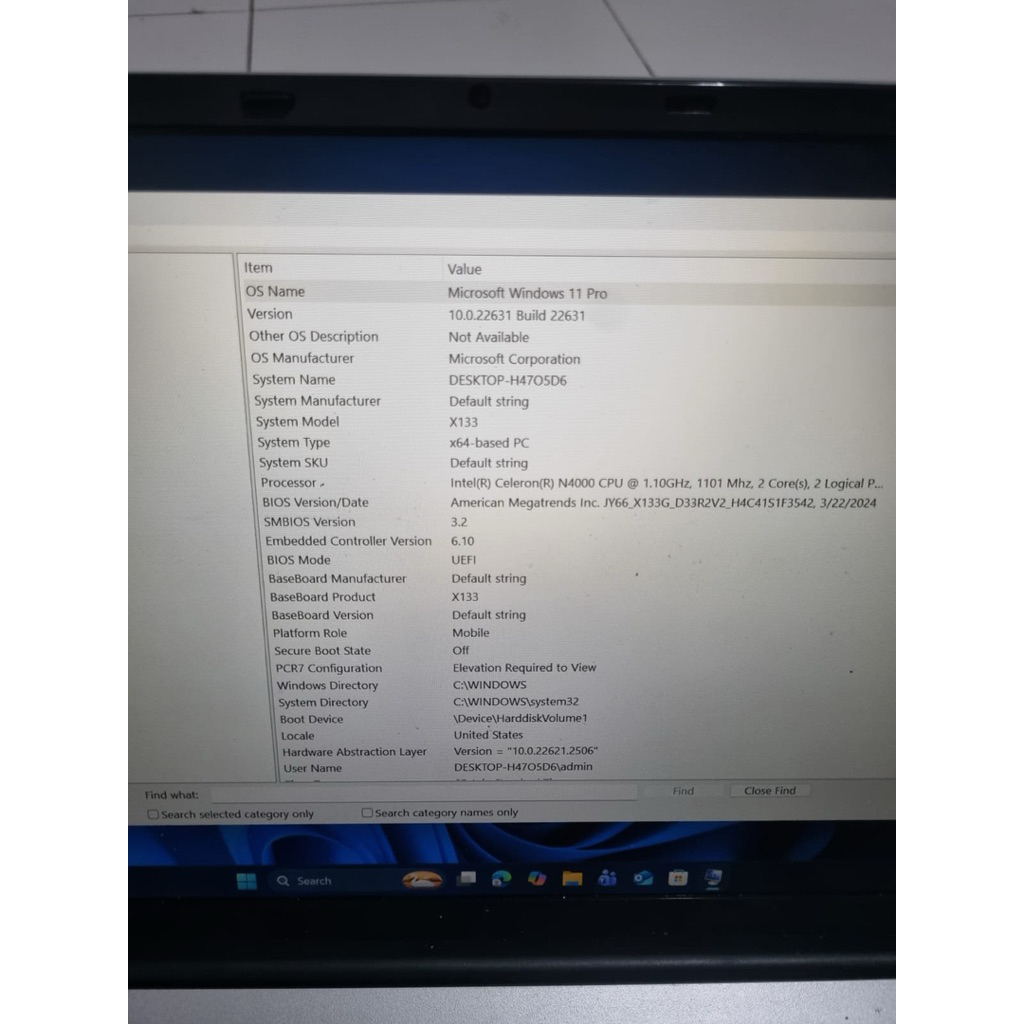 LAPTOP AMOLI WINDOWS 11 PRO