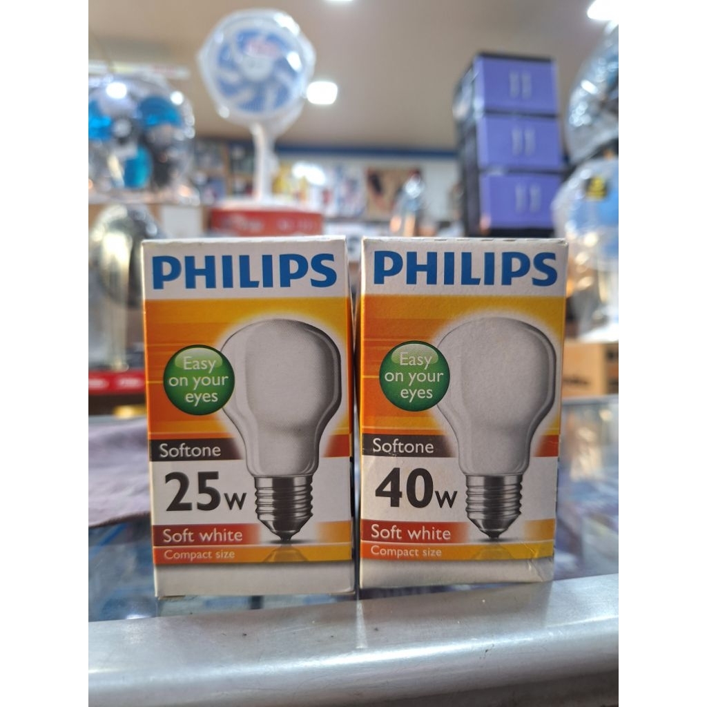 Lampu philips Softone 25w 40w
